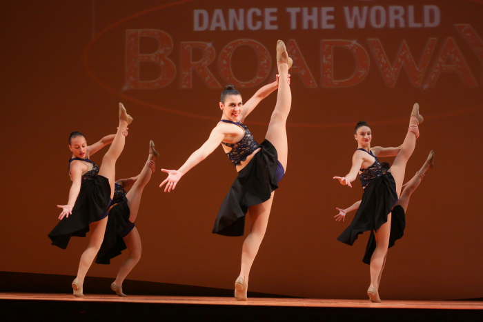 Dancers performing on Broadway